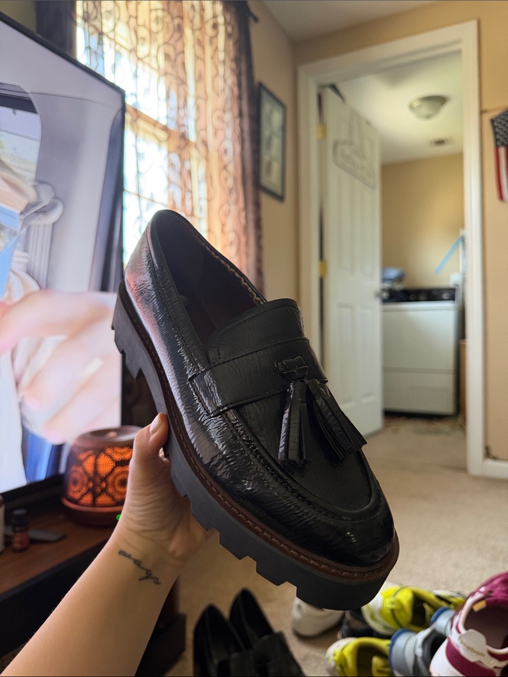 Sarto Black Tassel Loafer